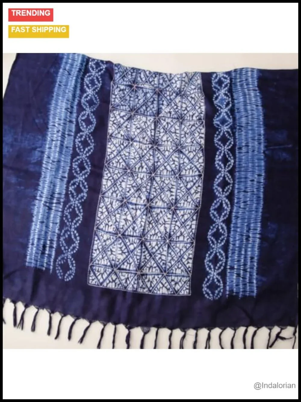 Tie Dye Scarf Lightweight Cotton Boho Shawls Travel Wrap